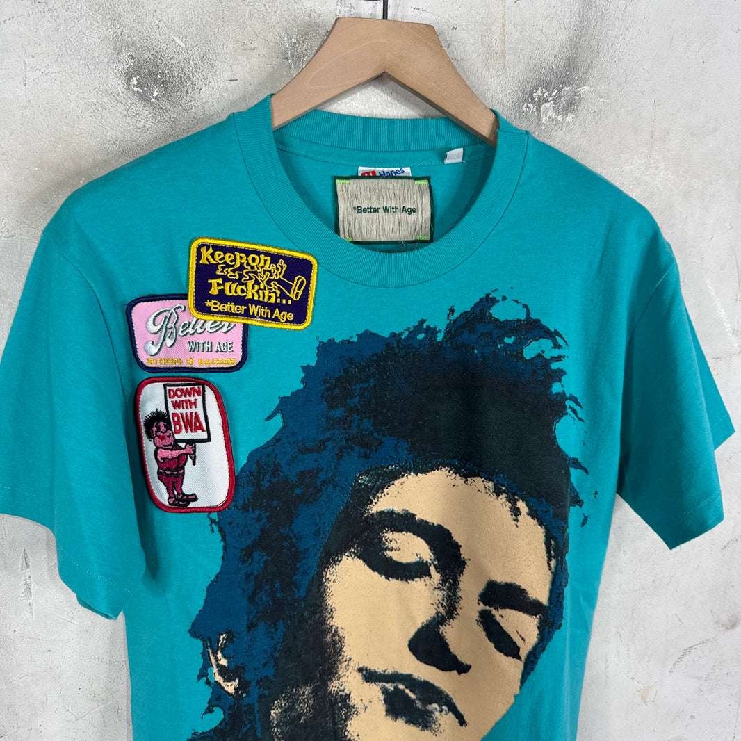 Better With Age Embroidered Patch T-Shirt