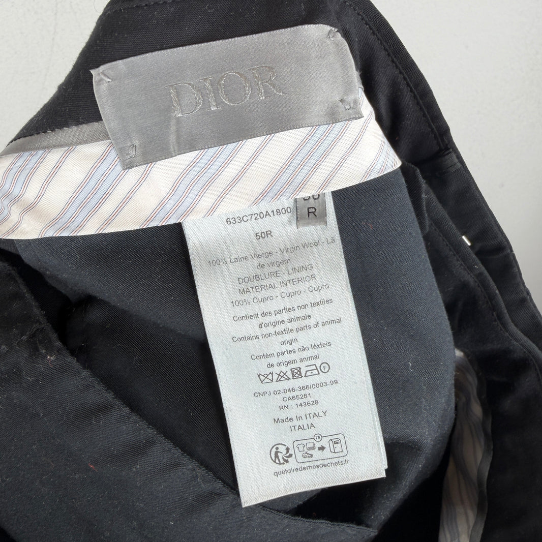 Christian Dior Black Wool Suit Set