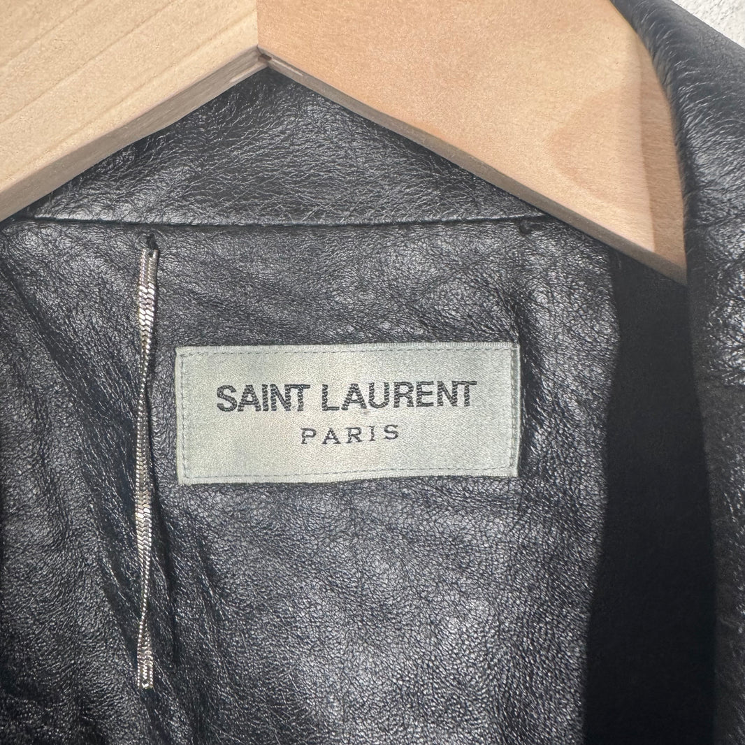 Saint Laurent Fringe Leather Perfecto Jacket