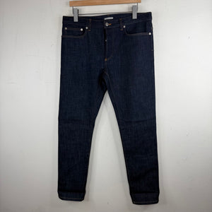 Dior Oblique Cuffed Indigo Jeans
