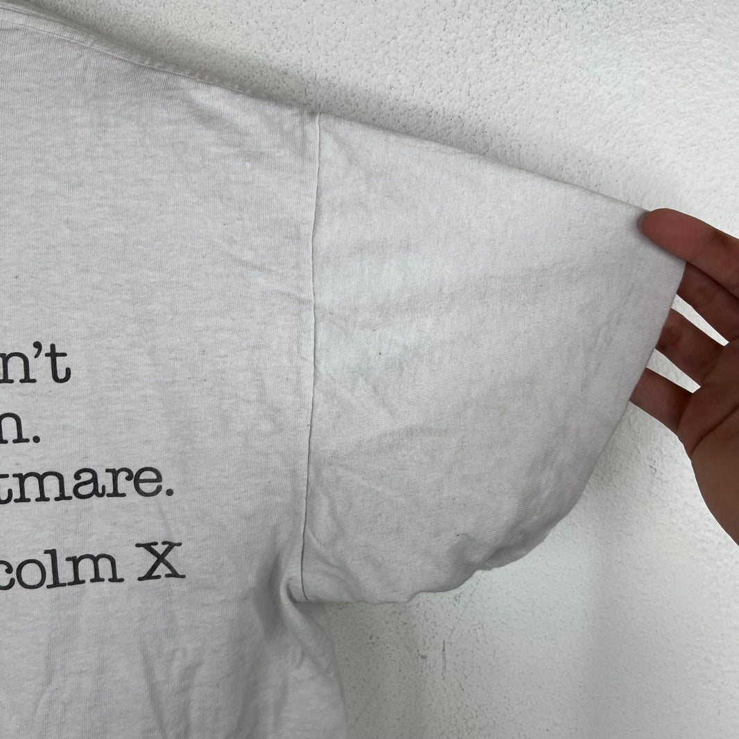 Vintage 40 Acres Malcolm X Flag T-Shirt