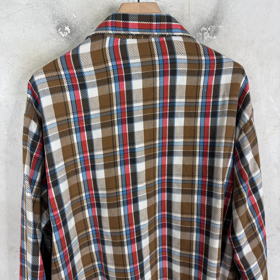 Vintage Big Mac Brown Plaid Flannel