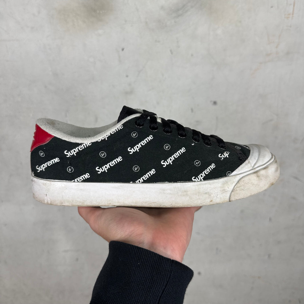 Supreme x Fragment x Nike Black Allcourt Sneakers