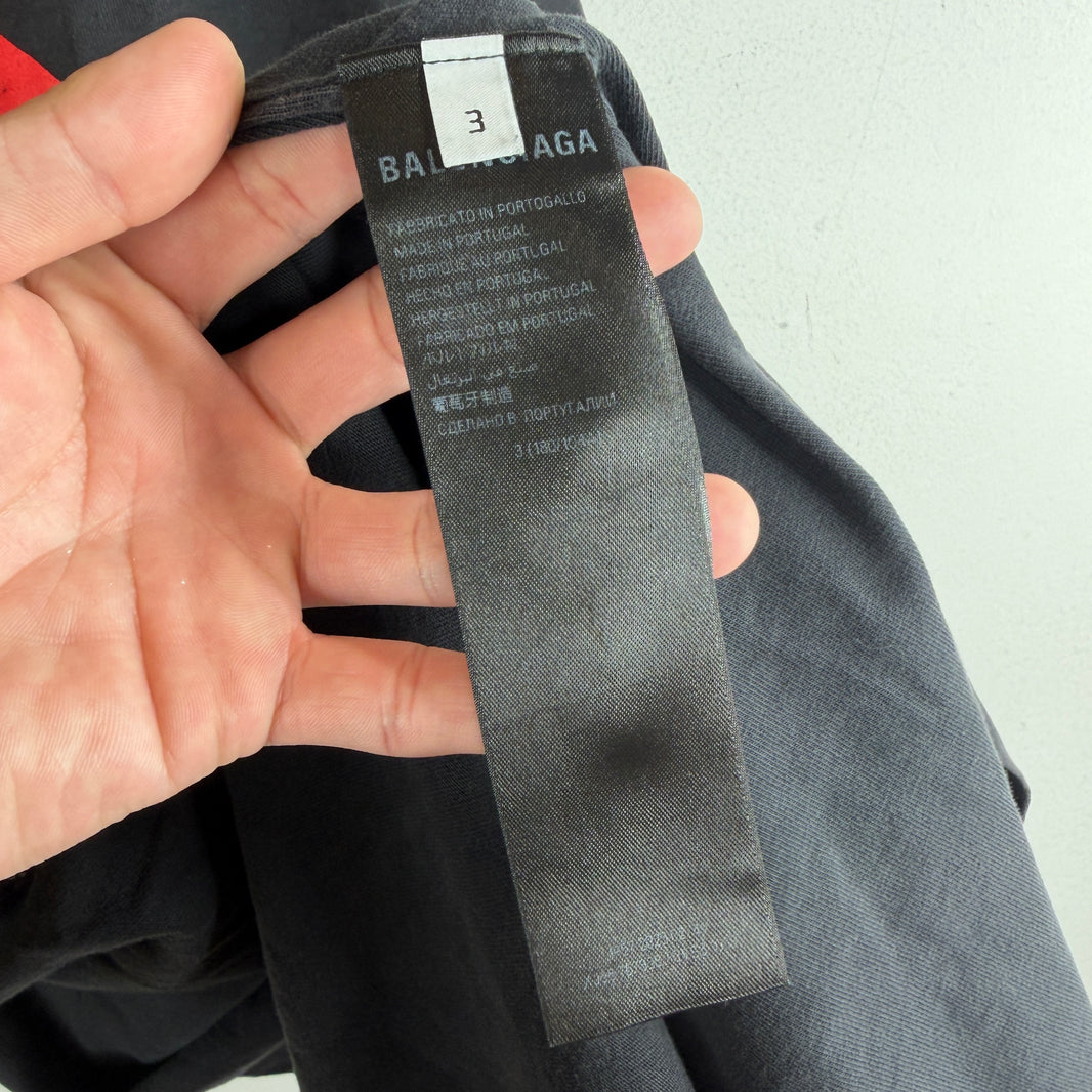 Balenciaga Black BFRND Oversized T-Shirt