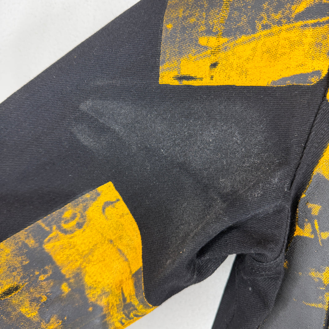 Calvin Klein 205W39NYC Andy Warhol Black Printed Denim Jacket