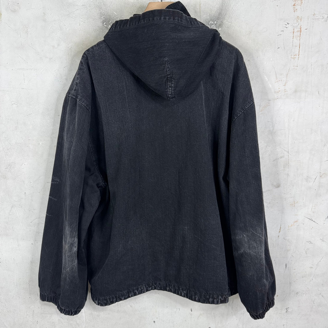 Balenciaga Surfer Denim Parka Jacket