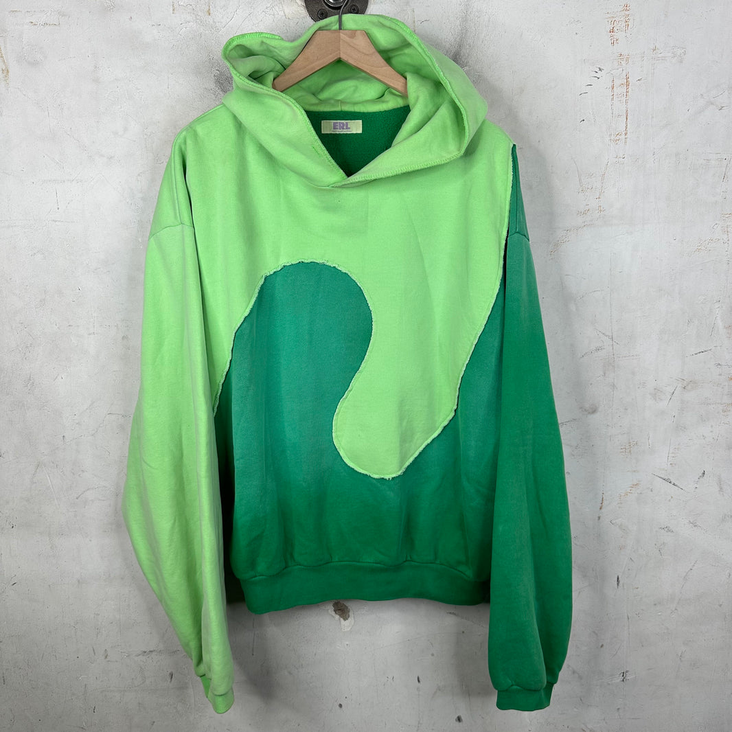 ERL Green Swirl Hoodie