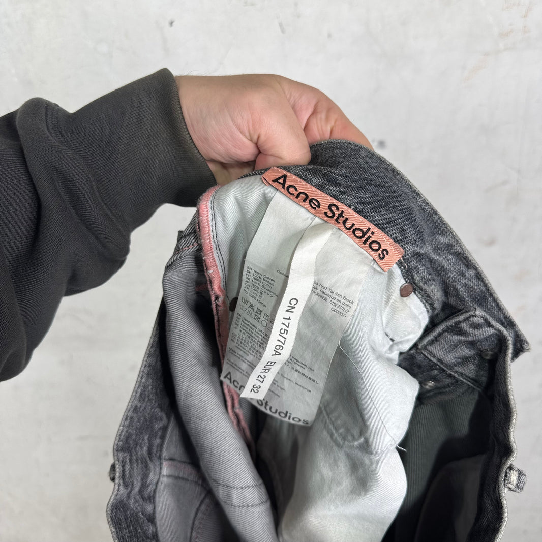 Acne Studios 1991 Toj Ash Black Jeans