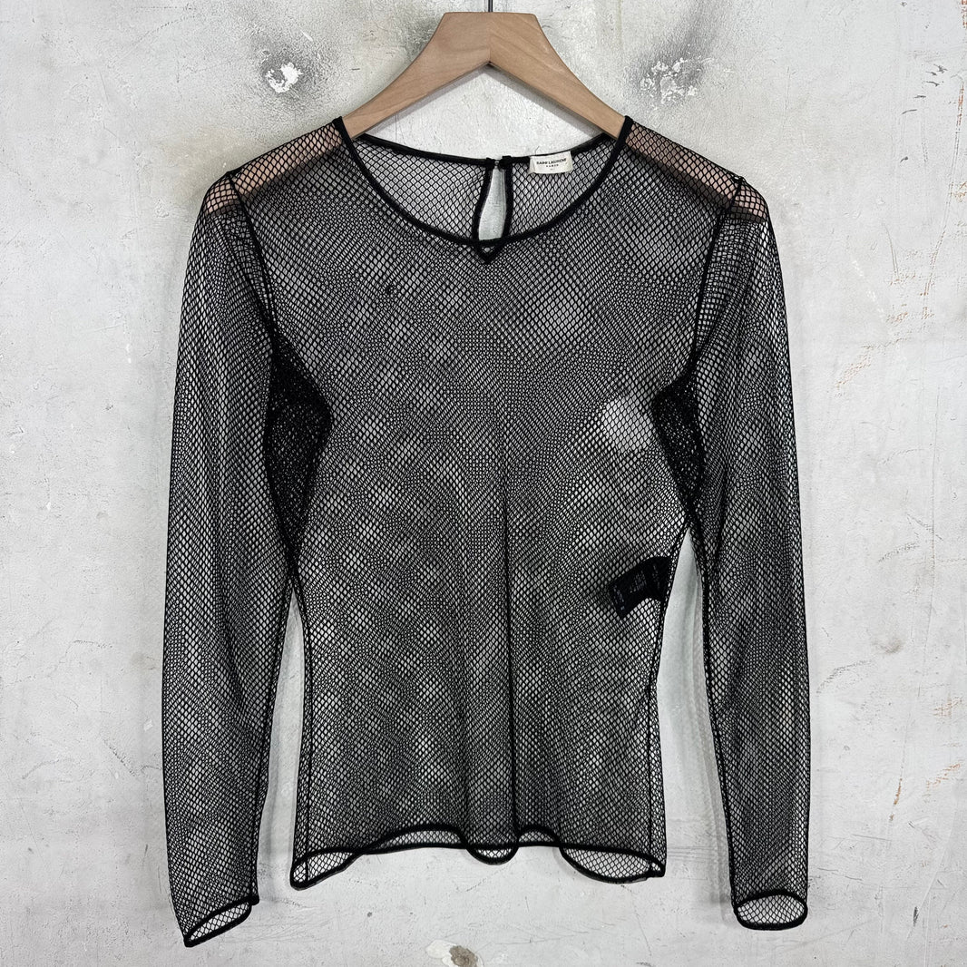 Saint Laurent Mesh L/S T-Shirt