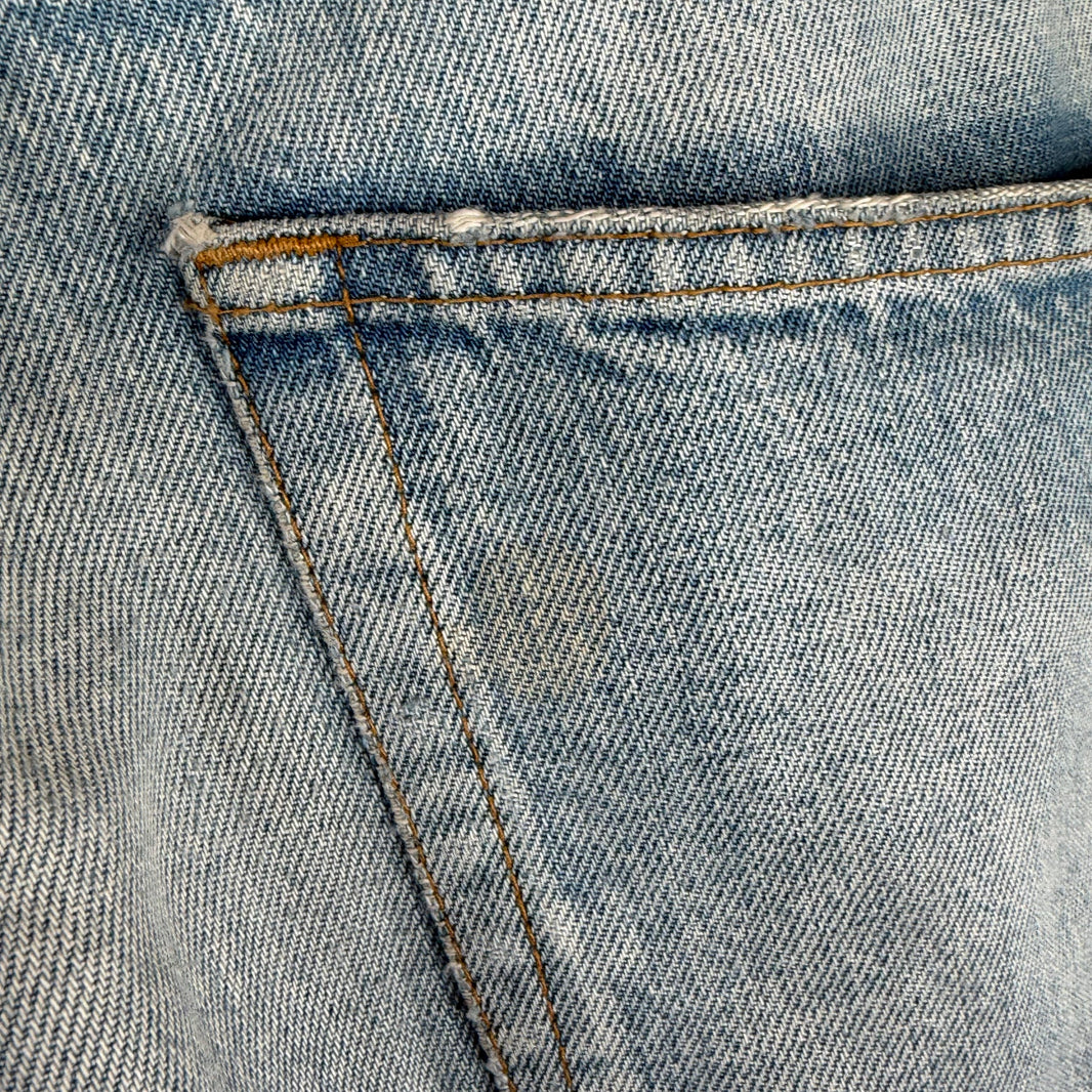 Balenciaga Blue Denim 3 Way Convertible Jeans