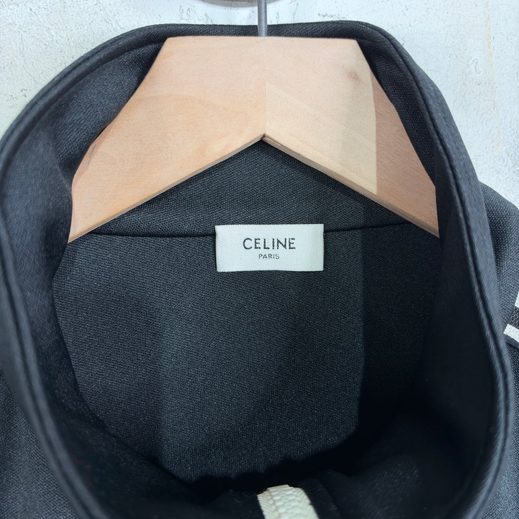 Celine Black Logo Track Jacket