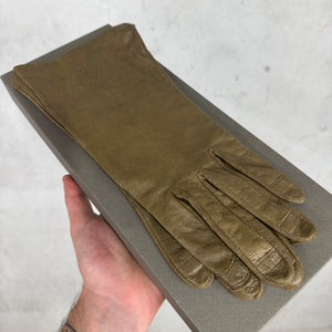 Rick Owens Leather Hunting Gloves