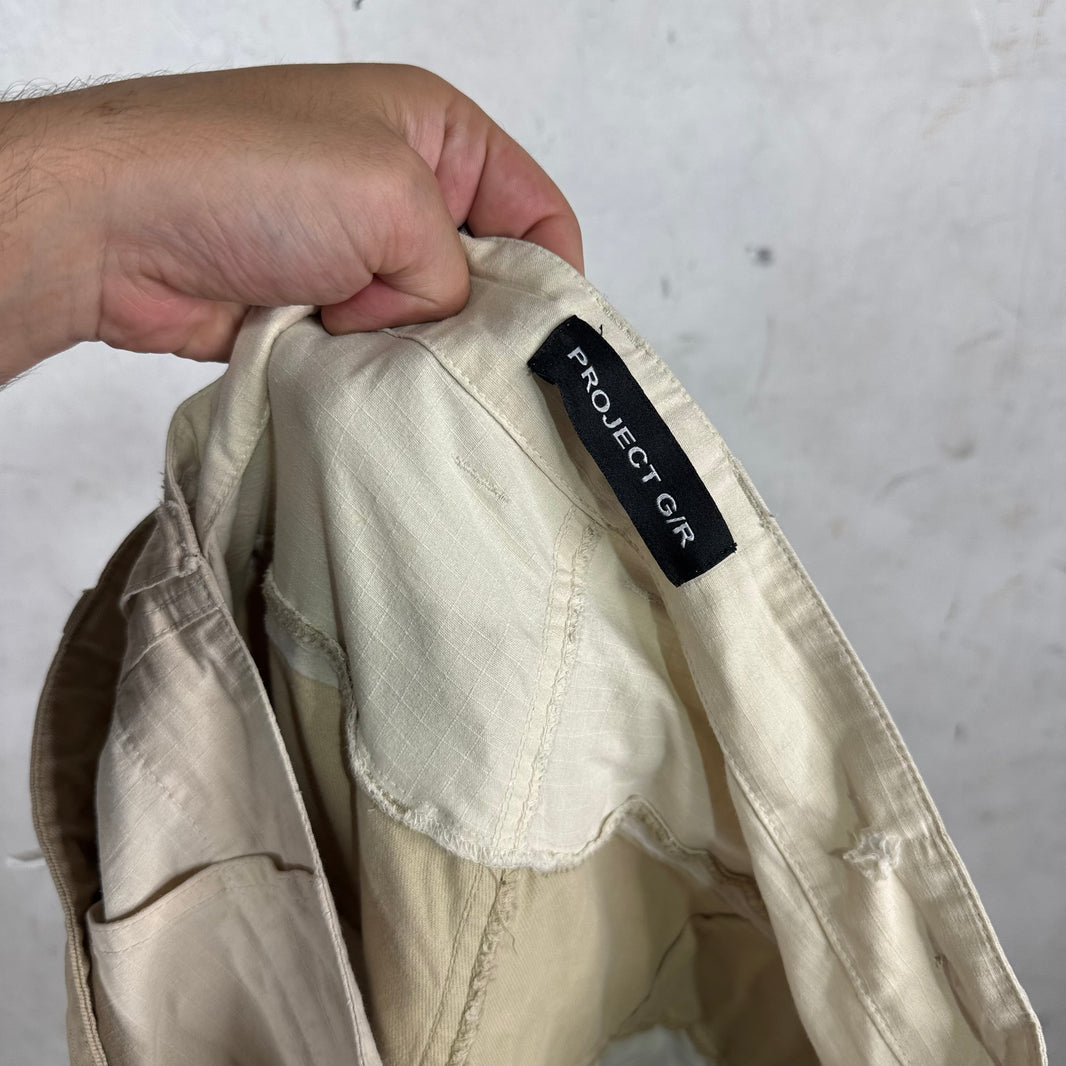 Project GR Triple Layer Sand Camo Cargos