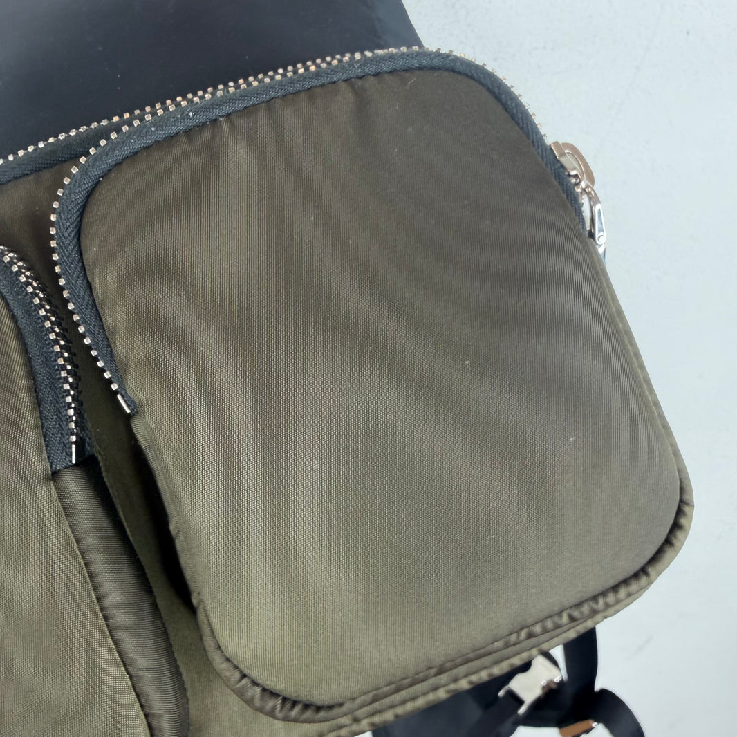 Prada Nylon Two-Tone Backpack