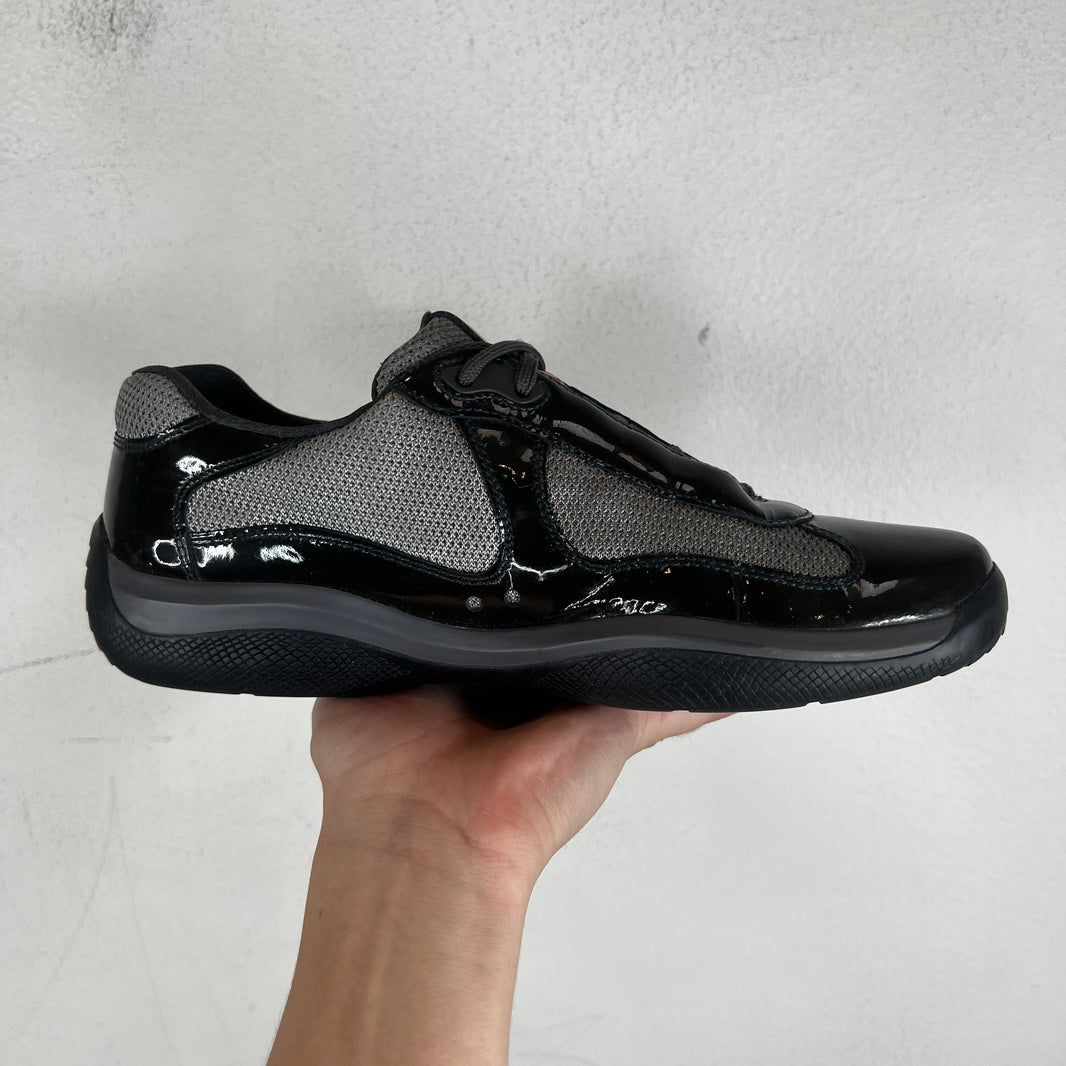 Prada Grey Patent Leather America's Cups