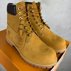 Louis Vuitton x TImberland Wheat 6in Boots DS