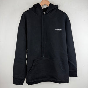 Vetements Black Logo Hoodie