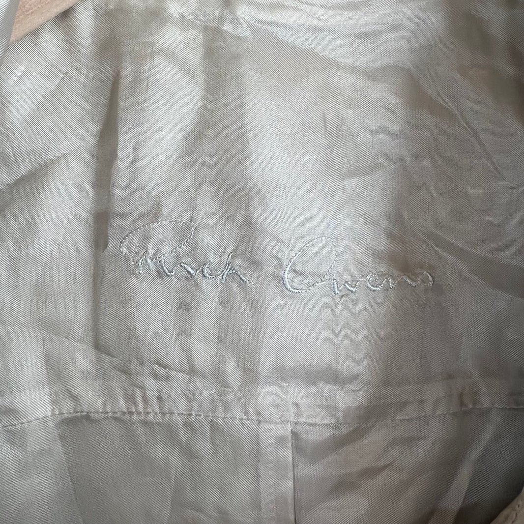 Rick Owens Silver Leather Vest