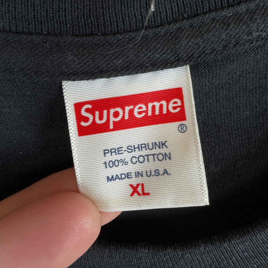 Supreme Black Box Logo LS Shirt