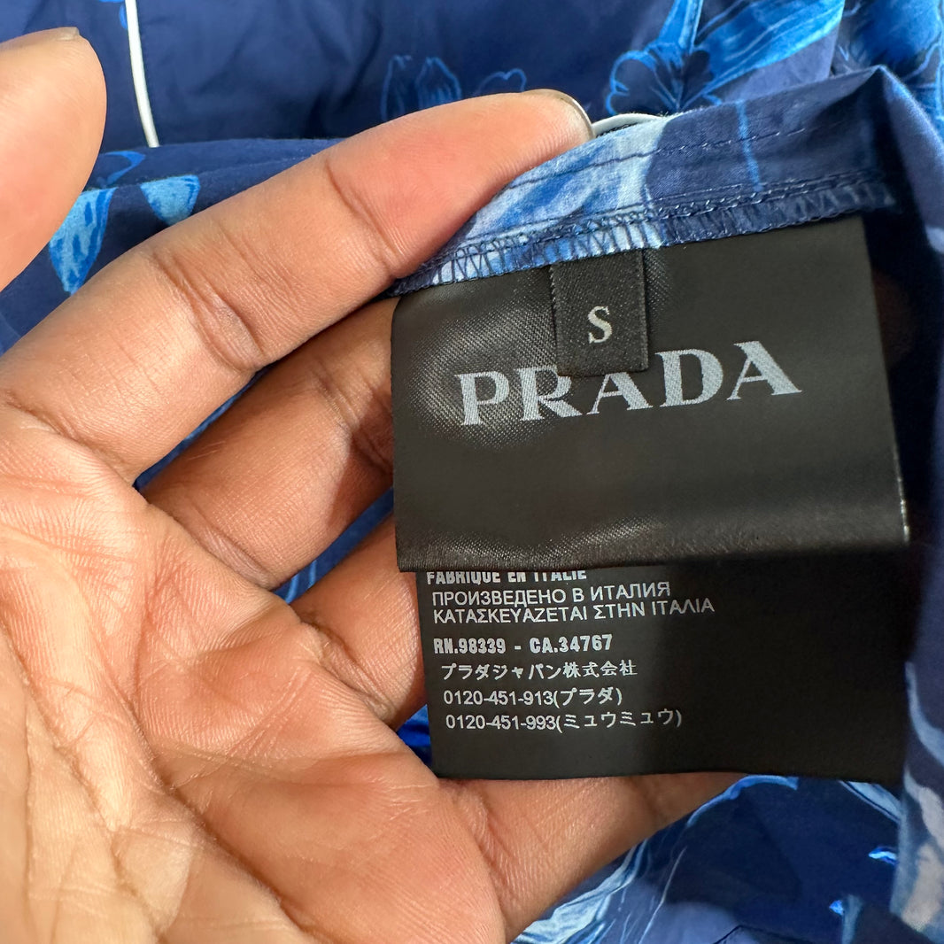Prada Blue Beach Light Shirt