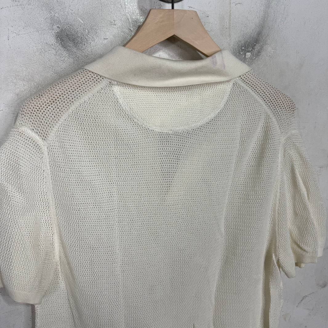 Acne Studios Mesh Polo Shirt