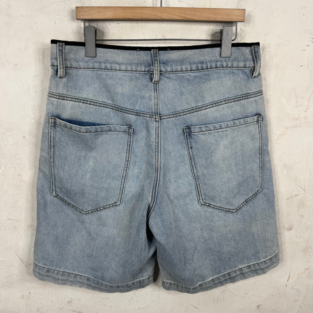 Sicko Baby Light Wash Jorts
