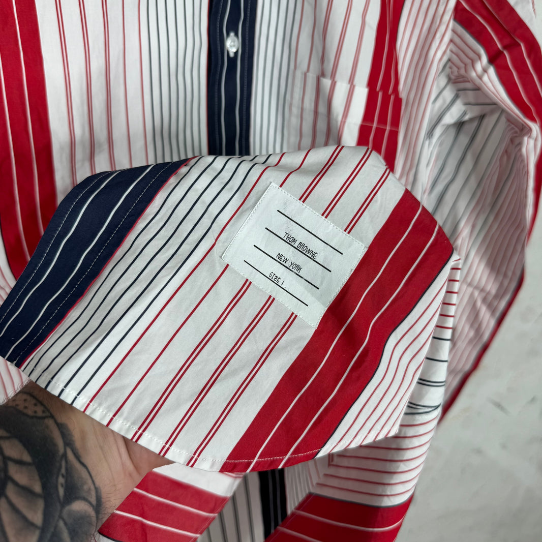 Thom Browne Multi Striped L/S Shirt