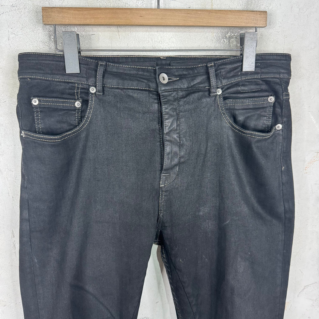 DRKSHDW Waxed Detroit Jeans