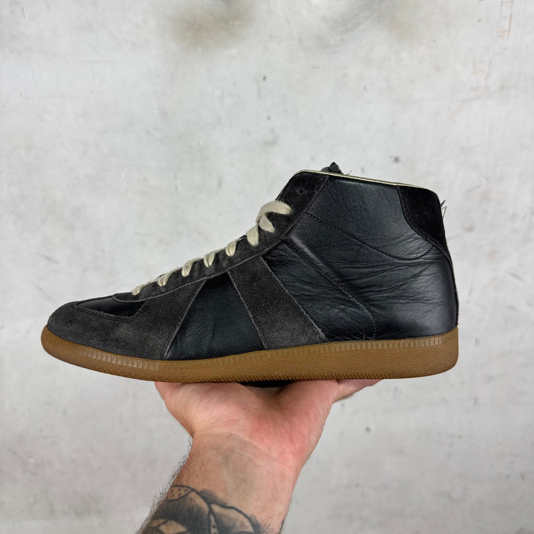 Margiela Black/Gum Mid Top Replicas