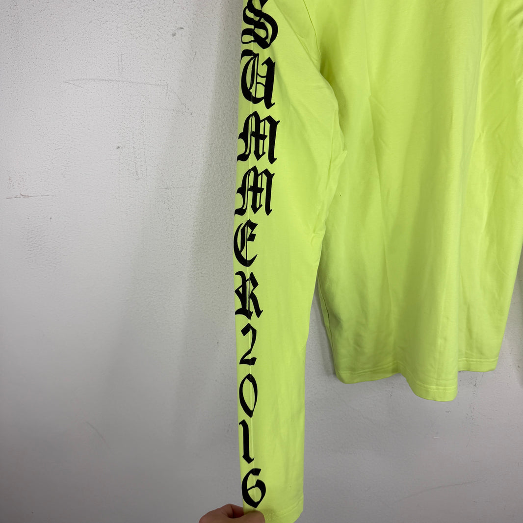 Vetements 2016 Neon Gothic LS Shirt