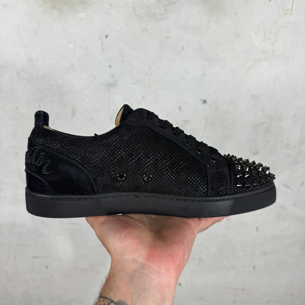Christian Louboutin Studded Glitter Junior Sneakers