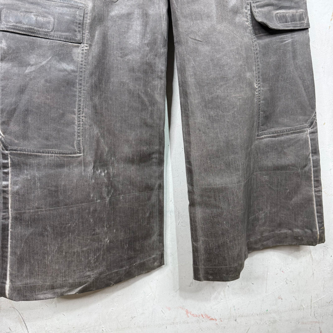 DRKSHDW Silver Waxed Bela Cargos