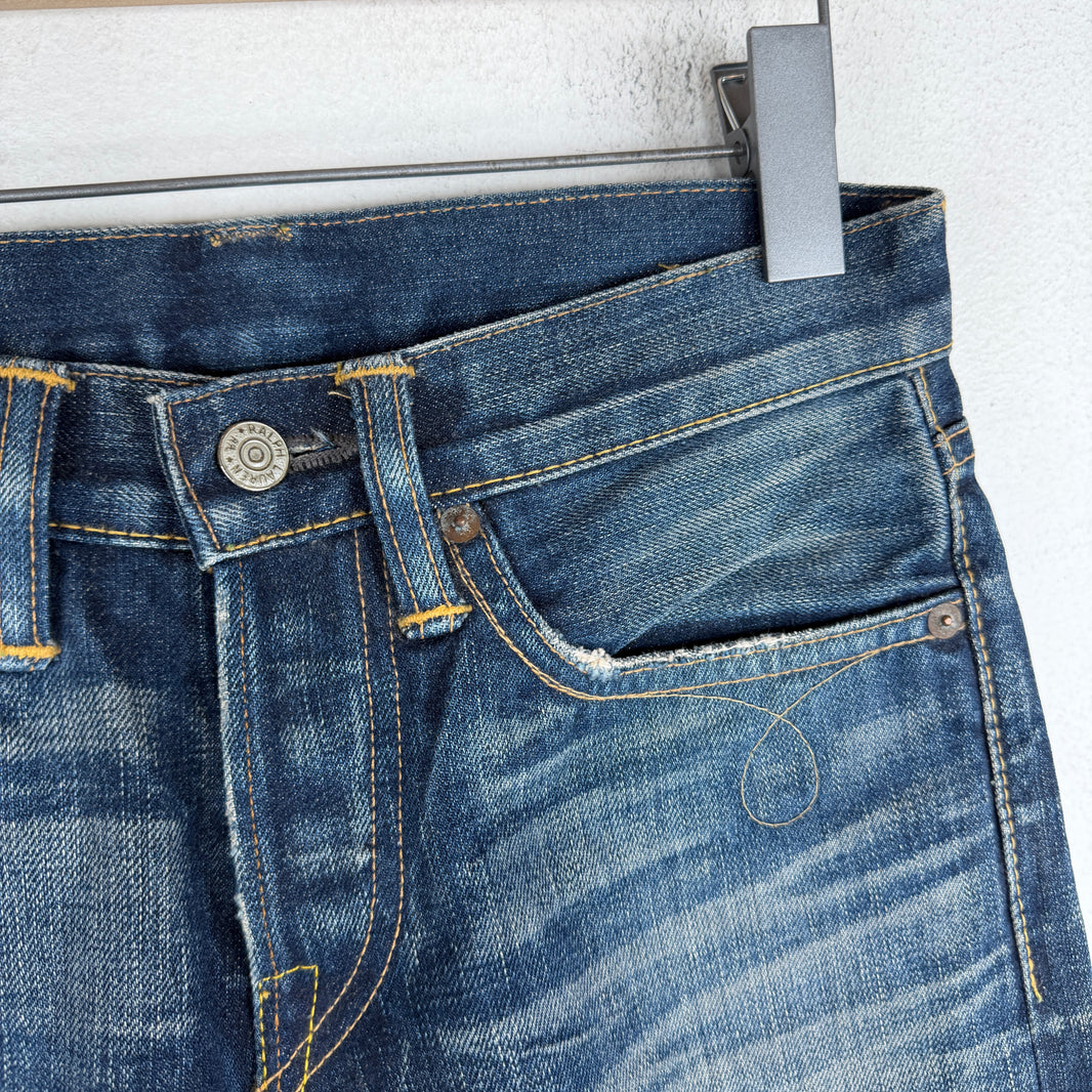 RRL Bootcut Whiskered Selvedge Jeans