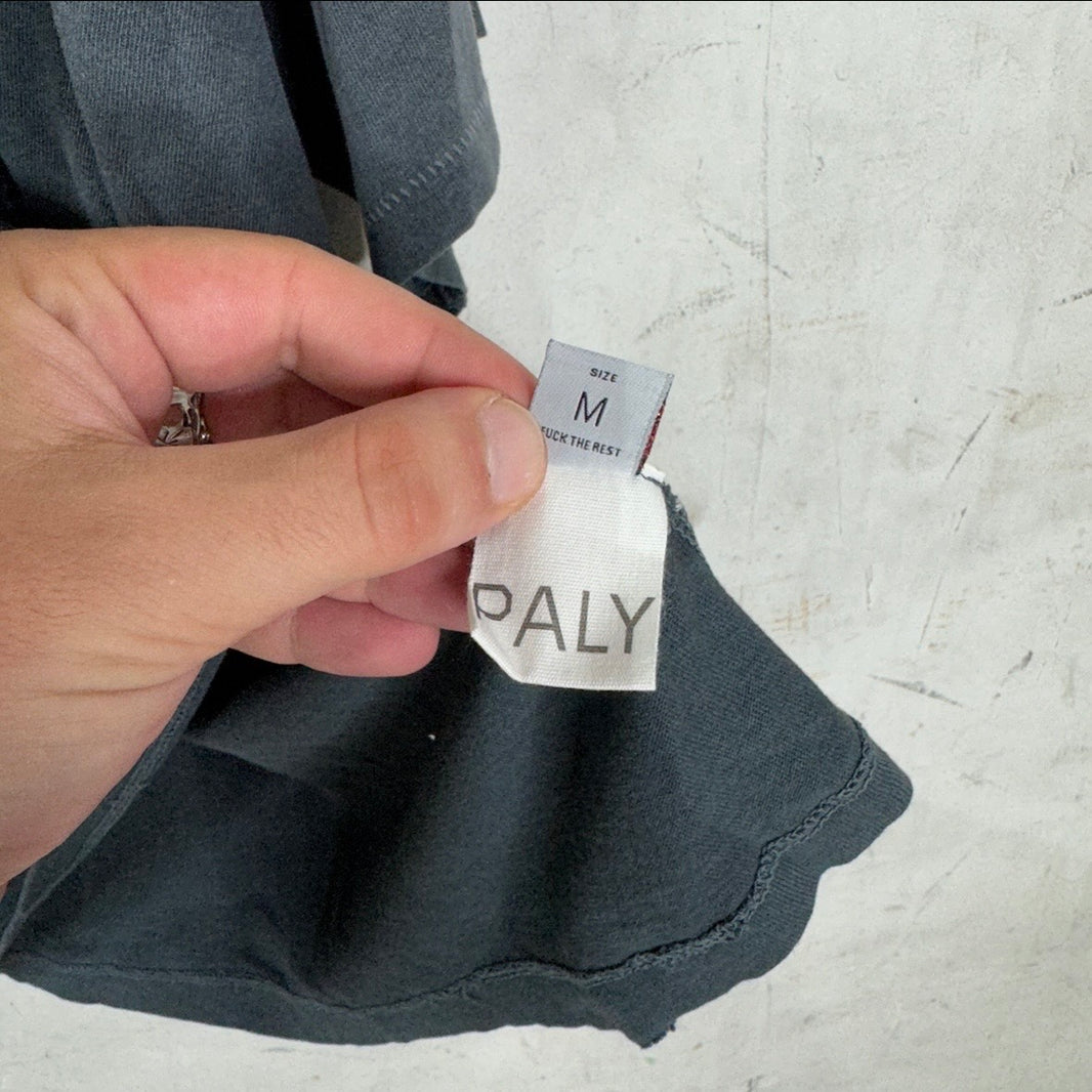Paly Faded Black Ghost Pocket Logo T-Shirt