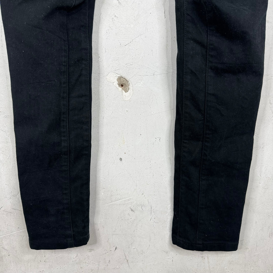 Balmain Black Biker Jeans