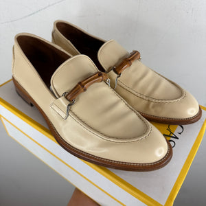 Casablanca White Bamboo Loafers