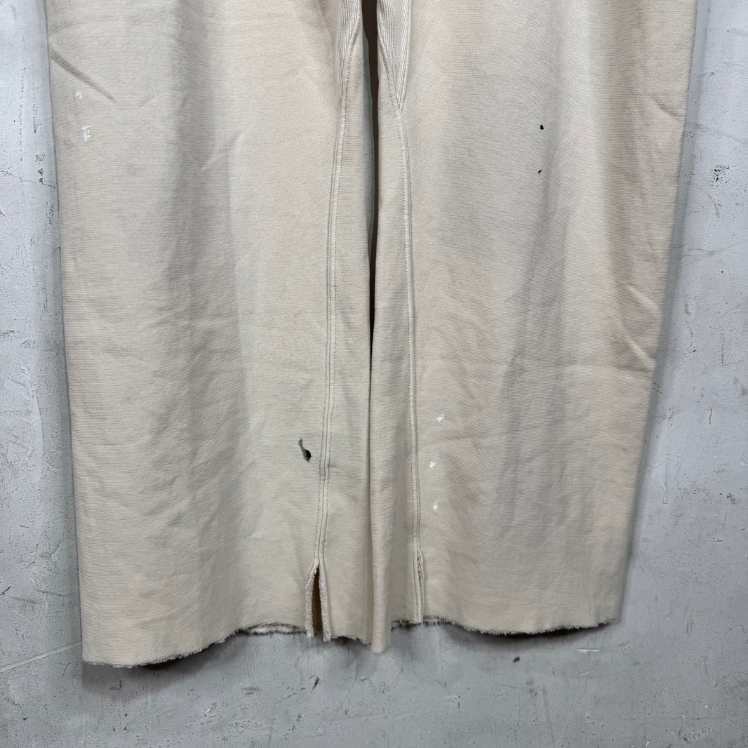 Margiela Thin Beige Painter Sweatpants