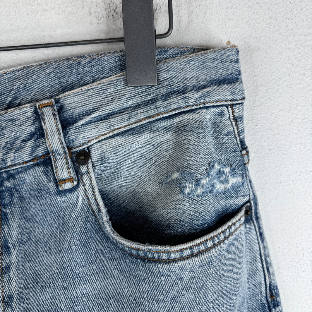 Acne Studios 1989 Light Blue Trash Baggy Jeans