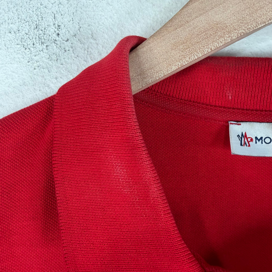 Moncler Red Polo Shirt
