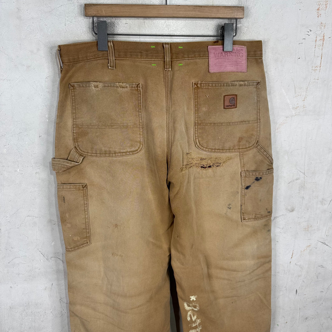 Better With Age Distressed Repaired Patch Carpenters