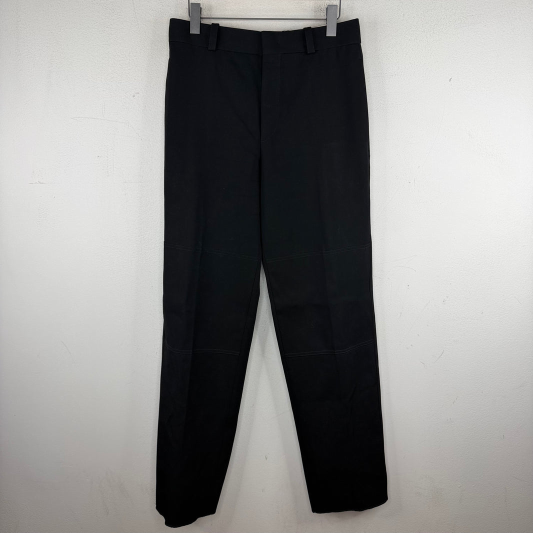 Jil Sander Black Heavy Dress Trousers