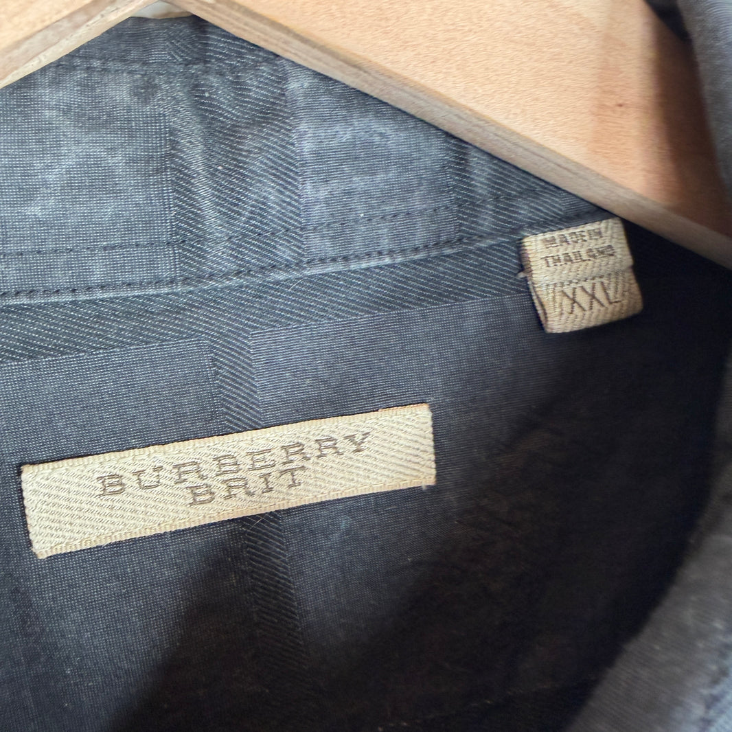Burberry Black Tartan Button Up L/S Shirt