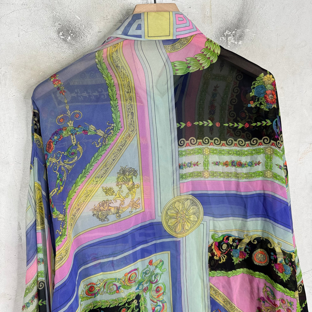 Versace Istante Silk Patterned Shirt