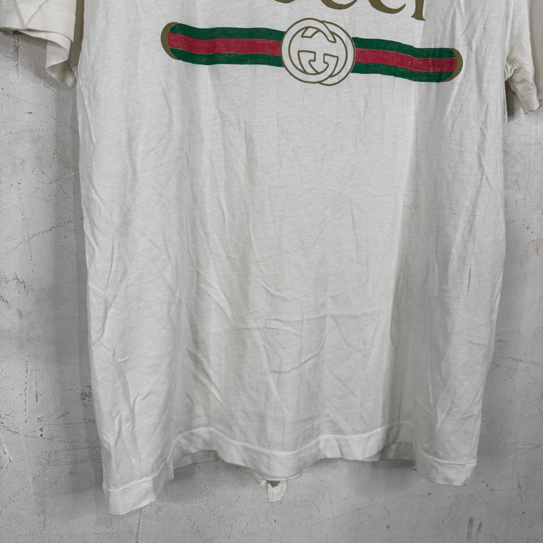Gucci Classic Logo White T-Shirt