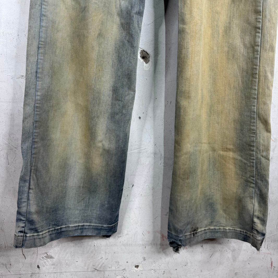 Rick Owens DRKSHDW Mineral Wash Bela Pants