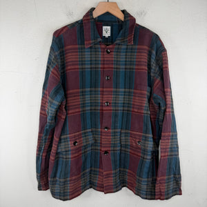 South2West8 Red/Blue Flannel Shirt