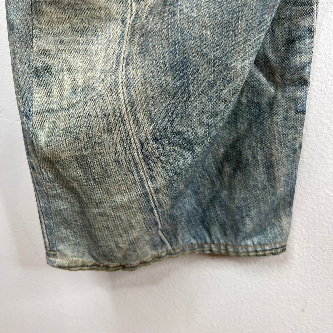 Acne Studios Pearl & Lace Trompe Denim Jeans