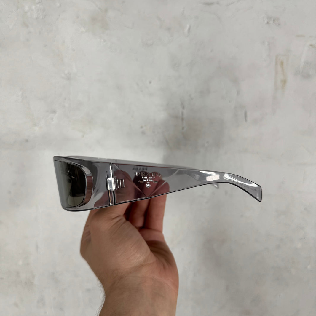 Prada SPRA19 Clear Reflective Sunglasses