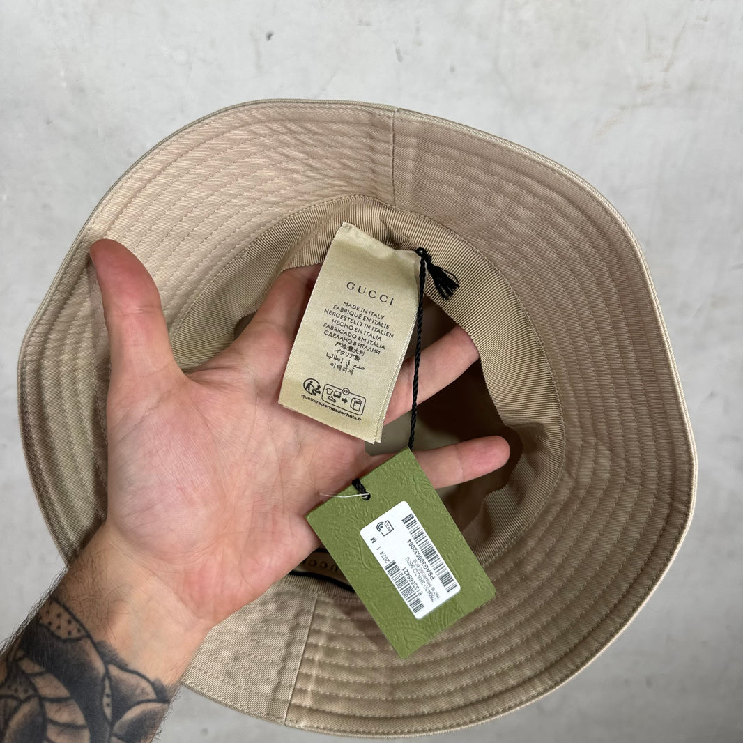 Gucci Embossed Logo Bucket Hat