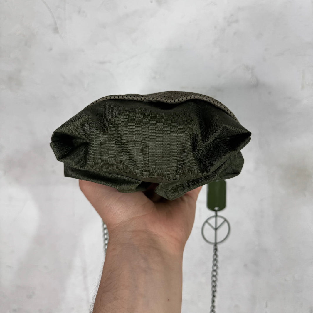 Kapital Multipocketed Chain Pouched Bag